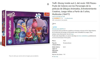 Puzzle Disney Inside out 2, del revés de 100 Piezas por 7,99€