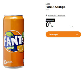 Coca Cola regular of zero voor €0,58 bij Colruyt