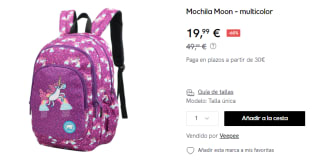 Mochila Kukuxumusu Moon por 19.99€