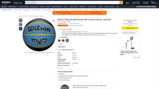 Wilson Pelota de Baloncesto por 8,39€