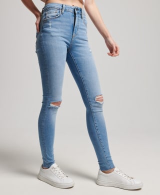 SuperDry Skinny jeans met hoge taille voor €48,95