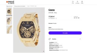 Reloj marca Guess Phoenix GW0456G1 por 77€