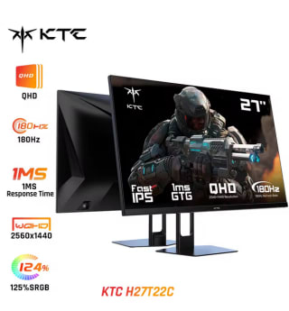 Monitor KTC H27T22C 27" QHD 1440p IPS 180Hz 1 ms GTG por 132,64€