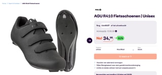 AGU R410 Road Fietschoenen voor €34,95 bij Ibood