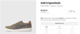 Zapatillas deportivas Asics y Reebok desde 24€ ofertazas