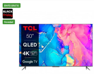 TV QLED TCL 50C631 50" 4K UHD HDR10 Game Master a 331€