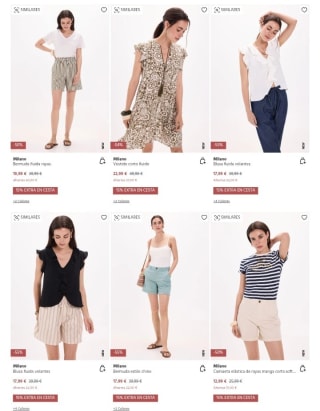 -15% de Descuento Extra Milano y Pedro del Hierro desde Fifty.