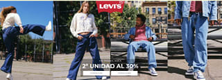 Segunda unidad al -30% en marca Levi's desde myspringfield