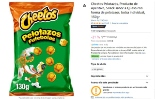 3 bolsas Cheetos Pelotazos por solo 3€