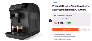 PHILIPS Volautomatisch koffiezetapparaat Series 800 voor €179 ibij Ibood