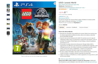 Videojuego para Ps4 Lego: Jurassic World por 8,17€