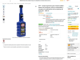 STP Limpia inyectores para motores Diésel a tan solo 5,30€