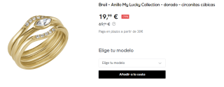 Anillo Breil My Lucky Collection por 19.99€