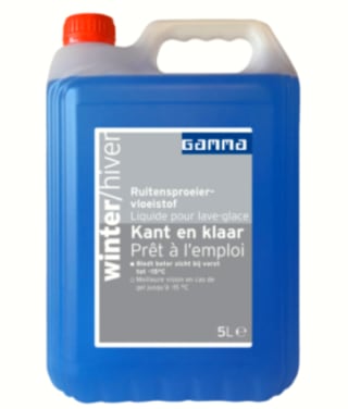 1+1 gratis op GAMMA ruitensproeiervloeistof winter 5L