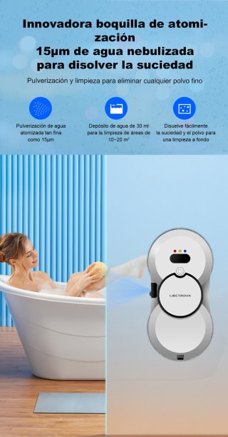 Liectroux HCR-10 Robot Aspirador para Ventanas por 94,04€