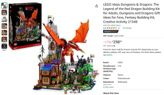 LEGO Ideas Dungeons & Dragons - het verhaal van de rode draak (21348) voor €298,99 bij Amazon DE