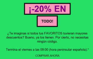 20% Dto en TODO