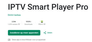 IPTV Smart Player Pro voor Android gratis