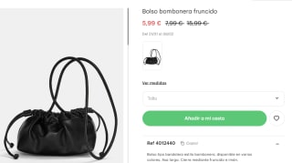 Bolso tipo bandolera estilo bombonera por 5.99€