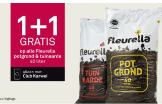 Alle Fleurella potgrond & tuinaarde 1+1 gratis bij Karwei