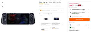 Consola Razer Edge WiFi + Kishi V2 Pro Bundle por 349,99€