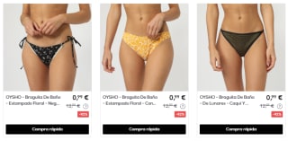 Chollazo ropa de la marca Oysho desde solo 0,99€