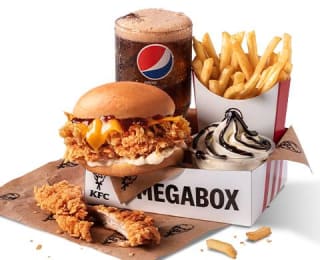 Megabox KFC Doble Krunch BBQ por 5€