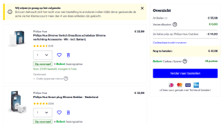 2de halve prijs op Philips Hue outdoor slimme verlichting bij Bol.com