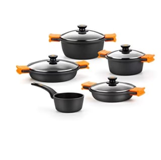 Batería BRA Efficient de cocina de 5 Piezas Aluminio Fundido por solo 179,99€
