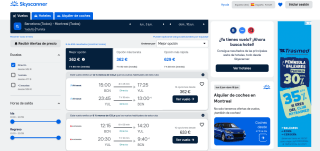 Vuelos ida y vuelta Barcelona- Montreal de 362€