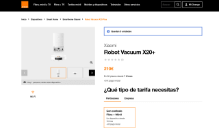 Aspiradora Xiaomi Vacuum X20+ por solo 210€
