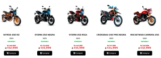 Varias Motos con descuento en Vento Outlet