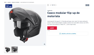 Casco modular Flip p de motorista TROPHY por solo 49,99€