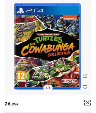 Teenage Mutant Ninja Turtles: The Cowabunga Collection PS4 por 17,52€.