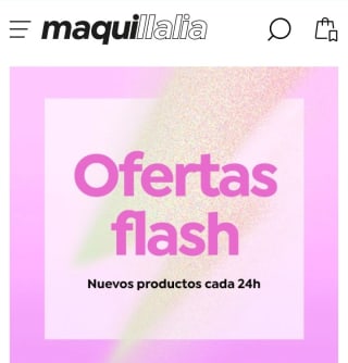 Ofertas Flash desde Maquillalia.
