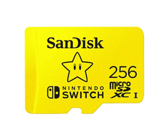 Tarjeta SanDisk 256GB microSDXC para Nintendo Switch por 25,64€