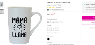 Taza Mama Llama Haus 365 ml por 32€
