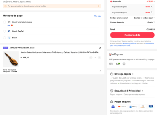 Jamón Selección Iberium Salamanca 7 KG Aprox por solo 103,18€