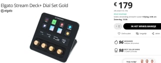 Elgato Stream Deck+ Dial Set Gold voor €179 bij Thomann