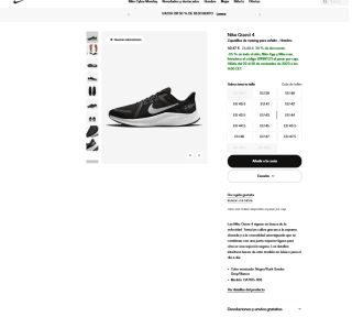 Zapatillas Nike Quest 4 de running para asfalto Hombre por 39,35€