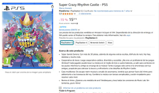 Juego para Ps5 Super Crazy Rhythm Castle por 15,05€