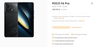 Xiaomi POCO F6 PRO de 12GB/256GB por 339,99€