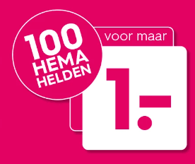 Heel veel producten voor € bij de Hema