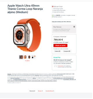 Apple Ultra Watch 1 por solo 789€