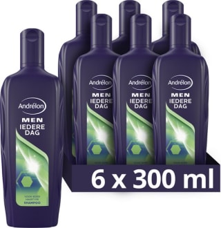 Andrélon Classic For Men Iedere Dag Shampoo - 6 x 300 ml - Voordeelverpakking voor €10,06 bij Bol.com