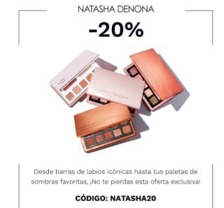 Natasha Denona 20% de descuento desde lookfantastic
