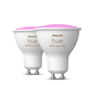 Philips Hue White and Color Ambiance Pack 2 Bombillas LED Inteligentes GU10 4.3W RGB por 83.22€