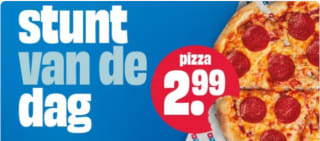 Medium Domino’s Pizza voor €2,99 bij afhalen