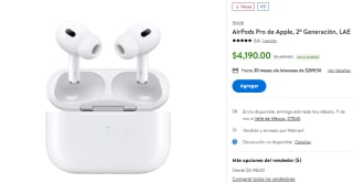 AirPods Pro 2da Gen LAE por $3,690 en Walmart