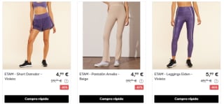 Etam ropa desde solo 0,99€ preciazos